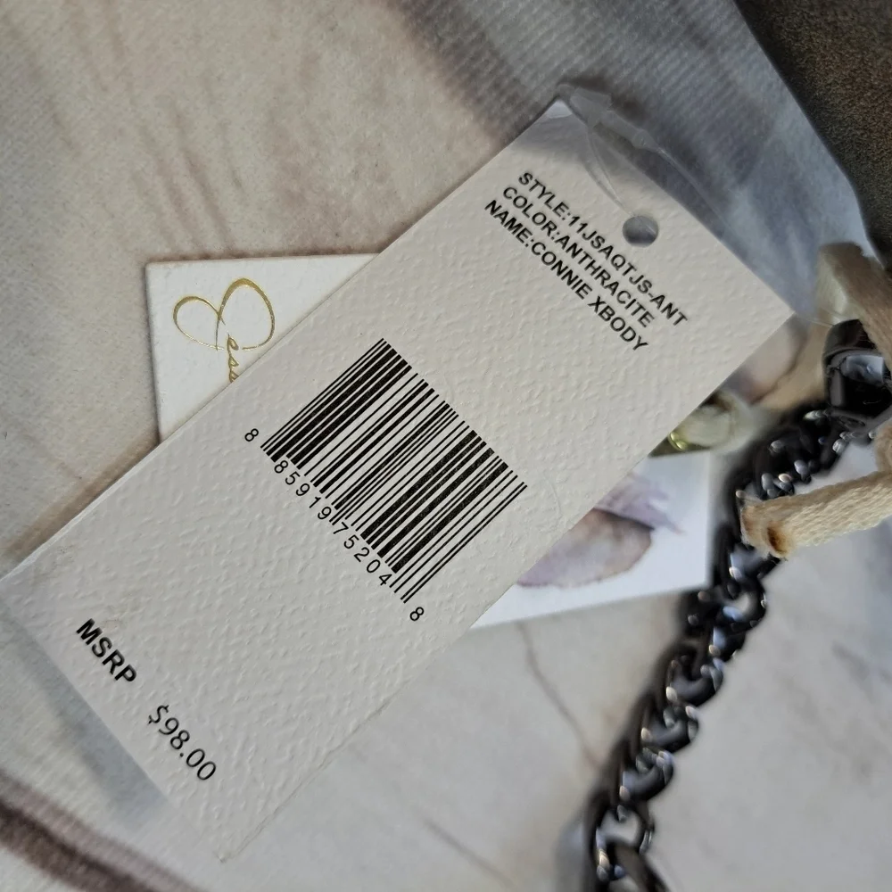 Jessica Simpson Connie Crossbody Bag with Belt loops, Wristlet loop